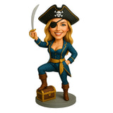 Personalized Pirate Bobblehead