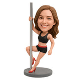 Custom Pole Dancer Bobbleheads with Custom Outfit