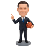 Custom Basketball Coach Bobbleheads with Custom Outfit
