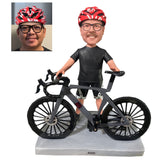 Presents for Cyclists- Custom Bobblehead-A man and his bicycle