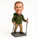 Custom Hikers Bobblehead with Custom Outfit