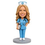 The Nurse Holding Folder Custom bobbleheads- Custom Outfit Available