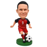 Custom Soccer Player Bobbleheads -– Uniform Can Be Customized