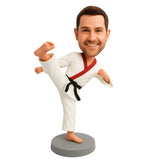 Taekwondo Practitioner Custom Bobbleheads– – Outfit Customization Available