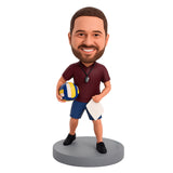 Volleyball Coach Custom  Bobblehead with Custom Outfit