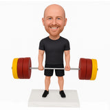 Custom Weightlifting Bobblehead – Outfit Can Be Customized