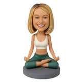 Custom Yoga Lovers Bobbleheads – Customizable Outfit