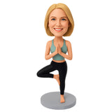 Custom Yoga Lovers Bobbleheads – Outfit Can Be Customized