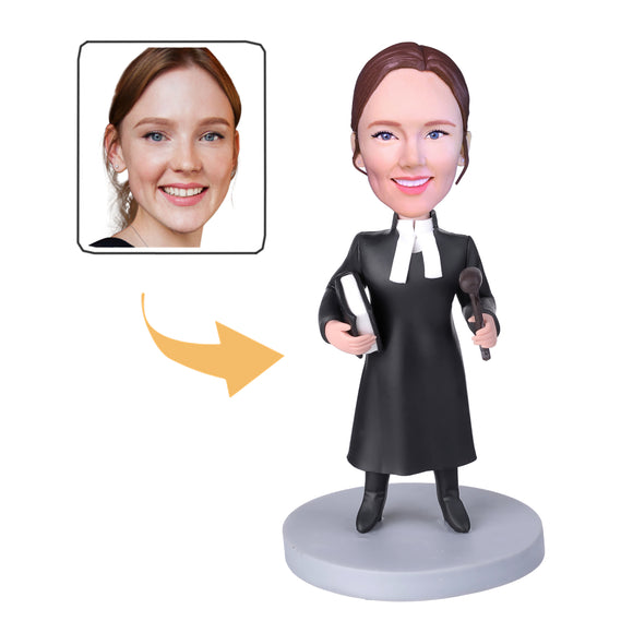 Female lawyer custom bobblehead
