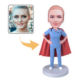 Female nurse custom bobblehead