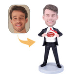 Superhero custom bobblehead