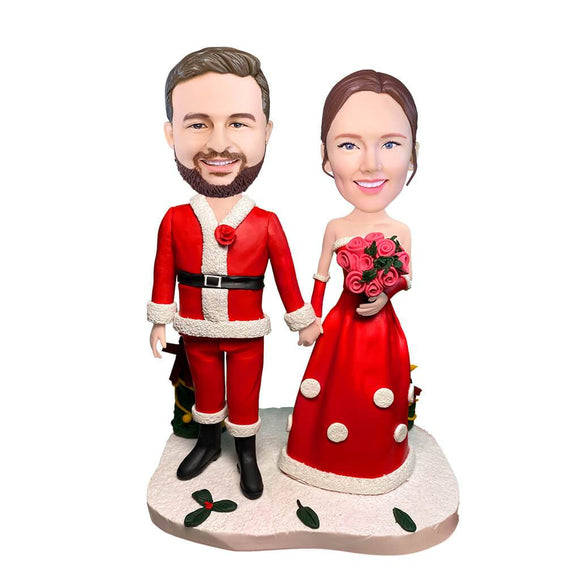 Christmas Gift Couples  Custom Bobblehead