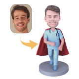 Custom male nurse bobblehead