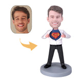 Super male custom bobbleheads