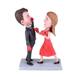 Couple boxing custom bobblehead