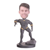Black Super male Custom Bobblehead