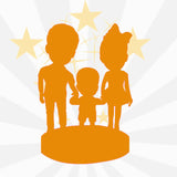 Fully Customizable 3 persons Custom Bobblehead