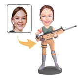 Fort Night Leading Lady Custom Bobblehead