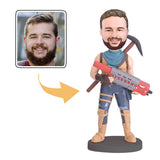 Fort Night Leading Man Custom Bobblehead