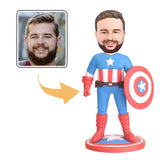 Super Captain  Custom Bobblehead