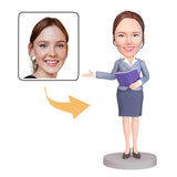 Female Teacher Custom Bobblehead