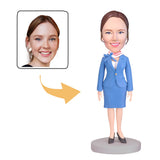 Flight Attendant Custom Bobblehead