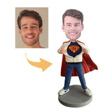 Super dad custom bobblehead