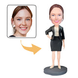 Confident Lady Custom Bobblehead