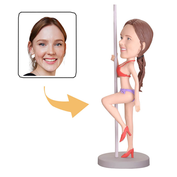 Sexy Pole Dancer Custom Bobblehead