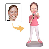 Queen of Singing Custom Bobblehead