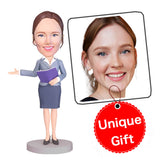 Female Teacher Custom Bobblehead