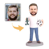 I am a Football Fan Custom Bobblehead