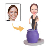 Halloween Witch Making Spells Custom Bobblehead
