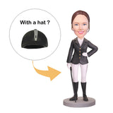 Horsewoman Custom Bobblehead