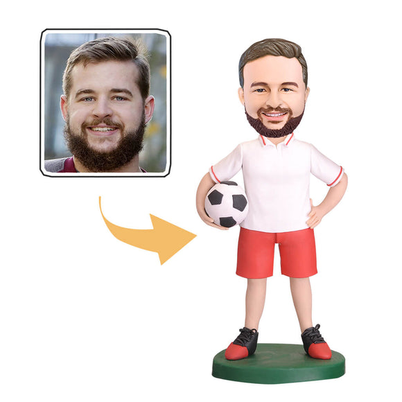 Soccer/Football Player Custom Bobblehead